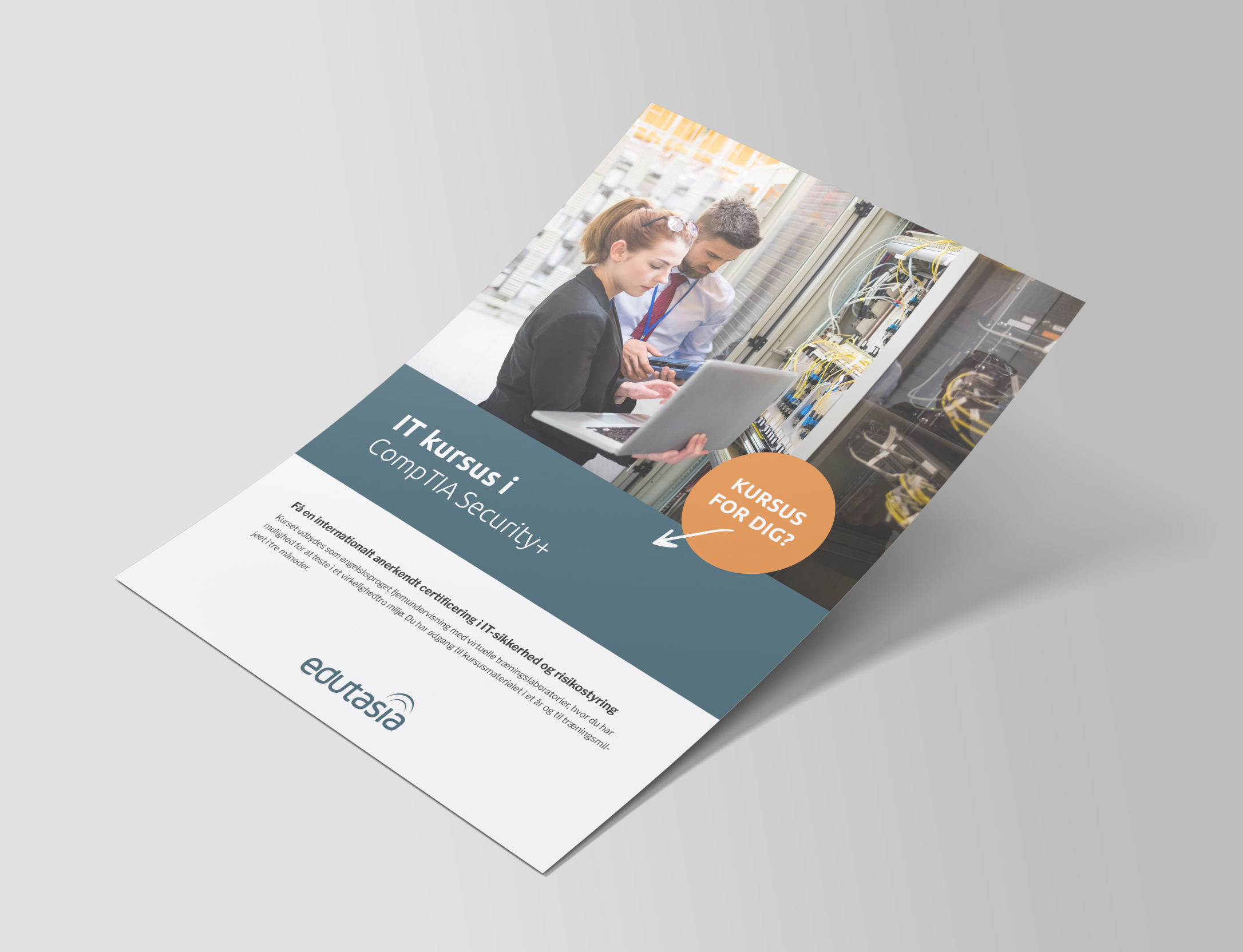 Mock Up Flyer IT Kurser Comptia Security